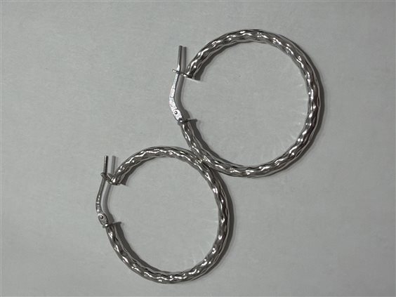 Orecchini Domar Donna Cerchi argento 925 diamantati in Argento ORAR-494-280 - ORAR-494-280